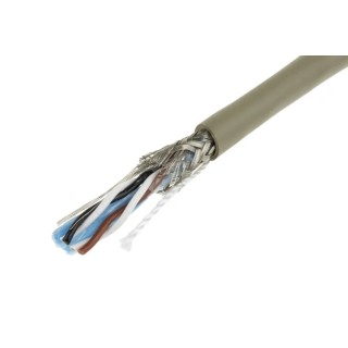 Alpha Wire Pro-Tekt Series Data Cable 2 Pairs 4 Cores 0.14 mm² 50 m Grey Sheath Polyvinyl Chloride B962023 GE321
