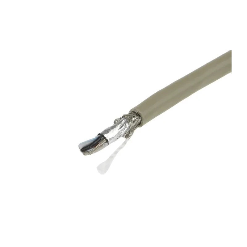 Alpha Wire Pro-Tekt Series Data Cable 2 Pairs 4 Cores 0.14 mm² 50 m Grey Polyvinyl Chloride Jacket B962024 GE321