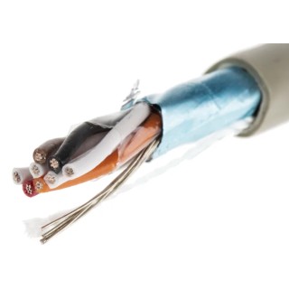 Alpha Wire Pro-Tekt Series Data Cable 4 Pairs 8 Cores 0.35 mm² 50 m Grey Sheath Polyvinyl Chloride B964042 GE321