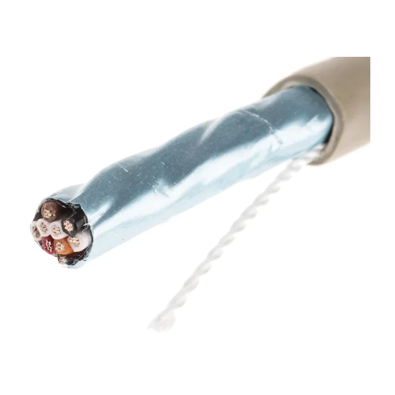Alpha Wire Pro-Tekt Series Data Cable 4 Pairs 8 Cores 0.35 mm² 50 m Grey Sheath Polyvinyl Chloride B964042 GE321
