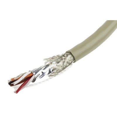 Alpha Wire Pro-Tekt Series Data Cable 4 Pairs 8 Cores 0.23 mm² 50 m Grey Polyvinyl Chloride Jacket B963044 GE321