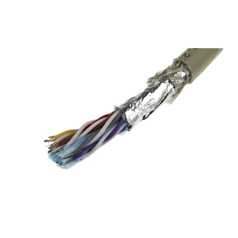 Alpha Wire Pro-Tekt Series Data Cable 9 Pairs 18 Cores 0.35 mm² 50 m Grey Sheath Polyvinyl Chloride B964094 GE321