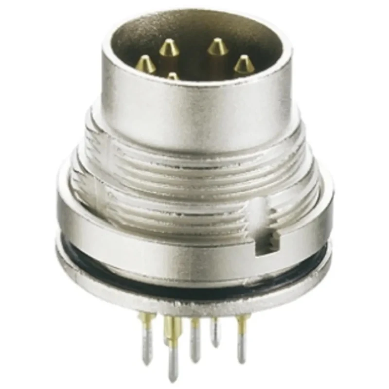 Lumberg 12 Pole Straight M16 DIN Plug, Threaded Wall Mount Male, 3A, 60V AC, IP68, DIN EN 60529, Series 317 0317 12