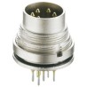 Lumberg 12 Pole Straight M16 DIN Plug, Threaded Wall Mount Male, 3A, 60V AC, IP68, DIN EN 60529, Series 317 0317 12