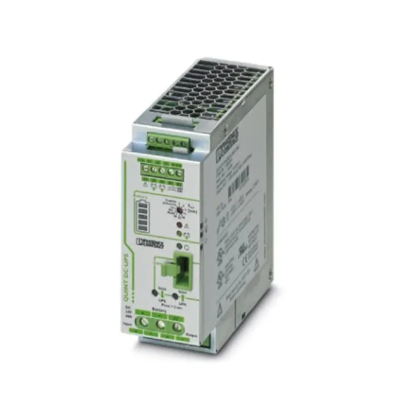 Phoenix Contact Uninterruptible Power Supply QUINT-UPS 960 W 24V DC Input 40A 0.5 h Backup Time DIN Rail Mount 2320241