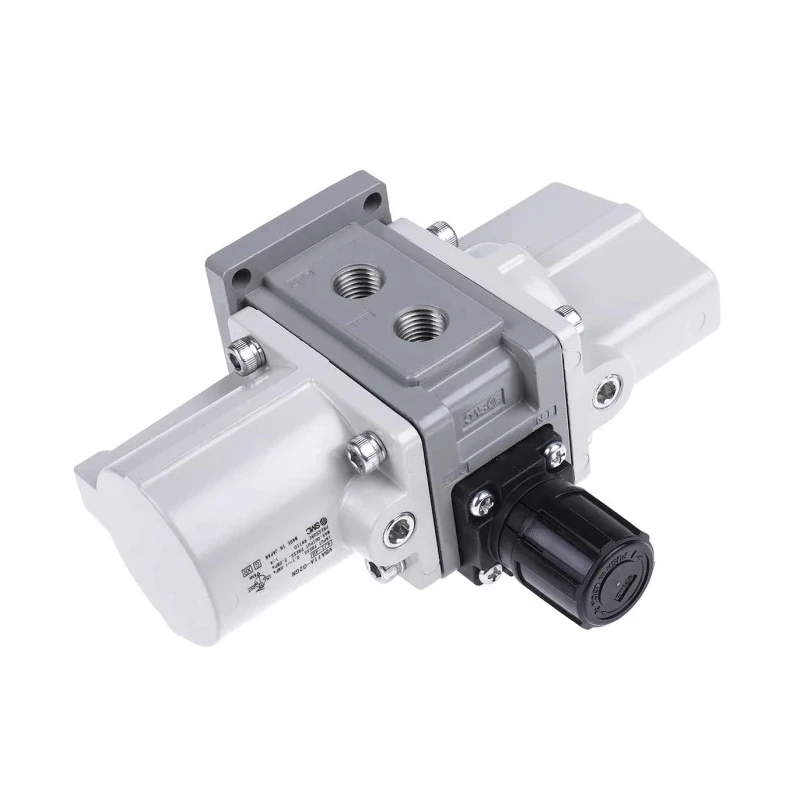 SMC Pneumatic Regulator Rc 1/4 Carbon Steel Maximum Operating Temperature 50°C VBA11A-02GN
