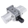 SMC Pneumatic Regulator Rc 1/4 Carbon Steel Maximum Operating Temperature 50°C VBA11A-02GN