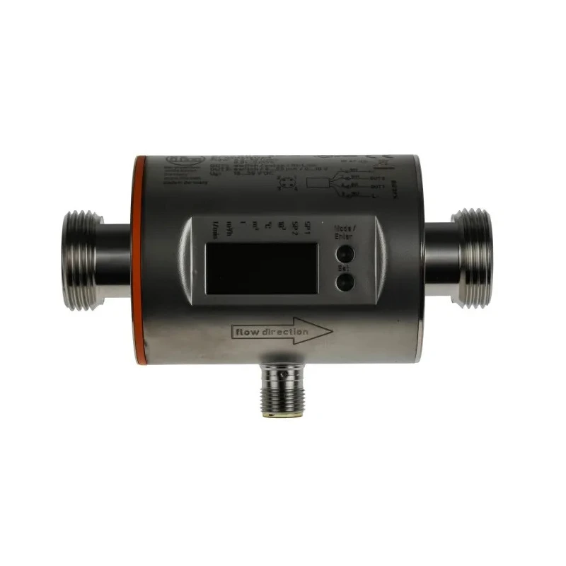 ifm electronic Magnetic-Inductive Volumetric Flow Meter 0.2L/min to 50L/min, 3/4 in G, Stainless Steel, Polybutylene SM7000