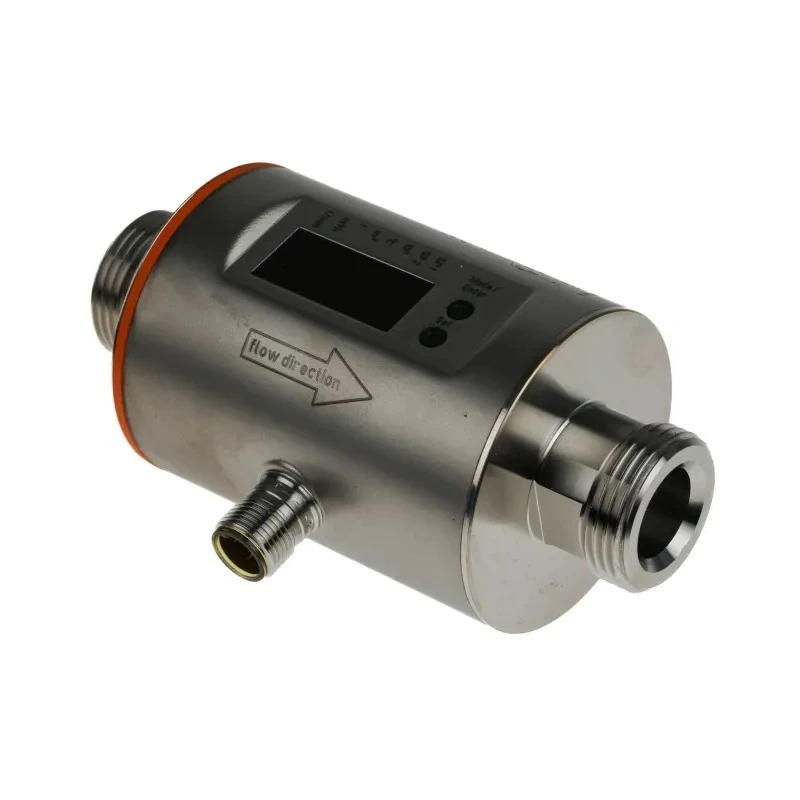 ifm electronic Magnetic-Inductive Volumetric Flow Meter 0.2L/min to 50L/min, 3/4 in G, Stainless Steel, Polybutylene SM7000