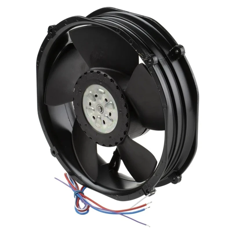 ebm-papst 2200 FTD Series Axial Fan, 24V DC, 940 m³/h Air Flow, 48 W Power, 2 A Max, IP20 Protection, 220 mm Circular Frame 