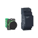 Schneider Electric Harmony XB5R Series Push Button Switch Panel Mount 22 mm Cutout 24 V DC Monostable RJ45 