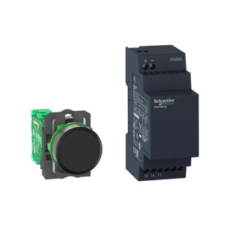 Schneider Electric Harmony XB5R Series Push Button Switch Panel Mount 22 mm Cutout 24 V DC Monostable RJ45 