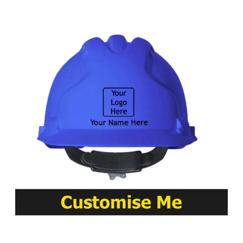 JSP Blue Ventilated Safety Helmet with Adjustable Ratchet Suspension AJB160-000-500