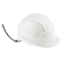 JSP EVO Lite White Ventilated Adjustable Safety Helmet ABS Material AJB160-000-151