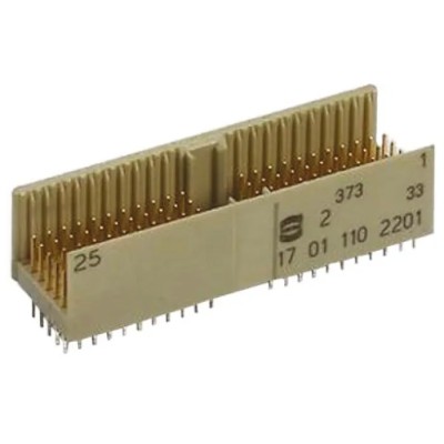 HARTING Backplane Connector Hard Metric Type A/B 2 mm Pitch Straight Male 169 Contacts 1A 17151692201