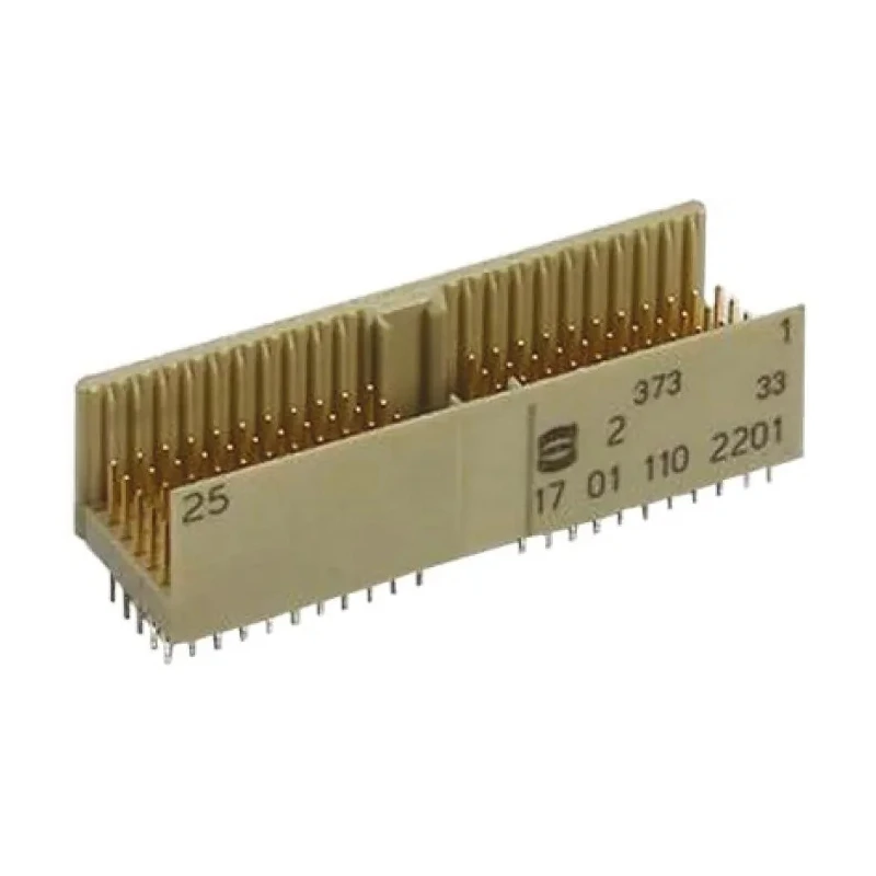 HARTING Backplane Connector Hard Metric Type A/B 2 mm Pitch Straight Male 169 Contacts 1A 17151692201