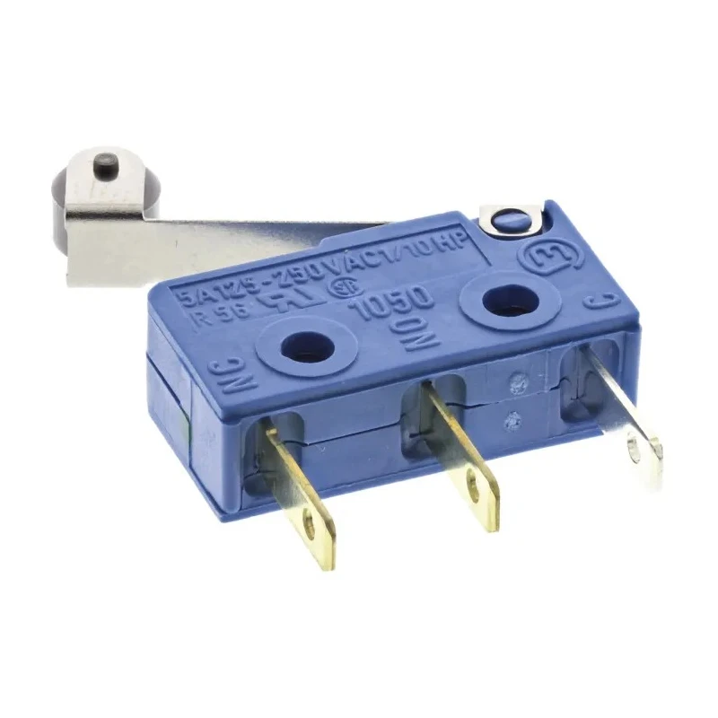 Marquardt Roller Lever Micro Switch, Tab Terminal, 16A Current Rating, 250V AC Contact Voltage, Polybutylene 1050.6702