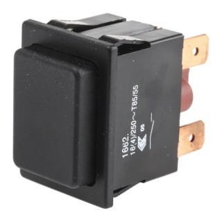 Marquardt Push Button Switch Momentary Panel Mount 30.4 mm Cutout SPST IP40 250 V AC 1662.0101