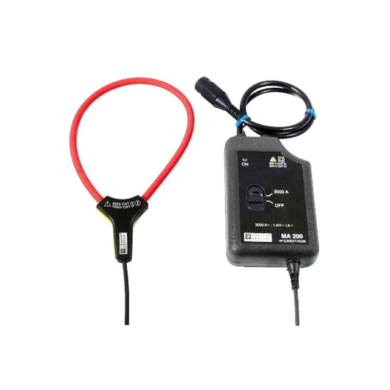 Chauvin Arnoux MiniFlex MA200 Insulated Current Probe 300A AC Max BNC Output France MA200