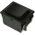 Marquardt Panel Mount DPDT Rocker Switch On-Off-On (On)-Off-(On) 6A 250V AC Black Actuator 1839.1402