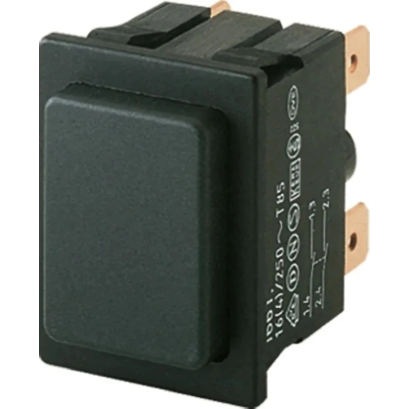Marquardt Push Button Switch Momentary Panel Mount 30.4 mm Cutout DPDT IP40 250V AC 1663.0101