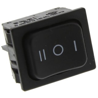 Marquardt DPDT On-Off-On Rocker Switch Panel 1839.1507, Polyamide Housing, 6A, 250V AC, IP40