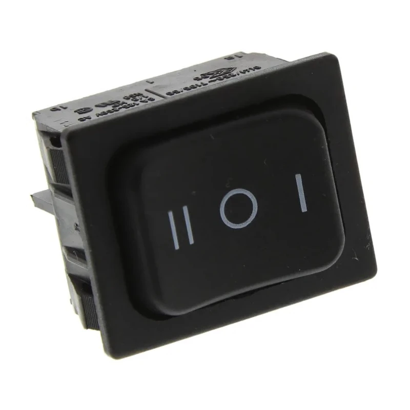 Marquardt DPDT On-Off-On Rocker Switch Panel 1839.1507, Polyamide Housing, 6A, 250V AC, IP40