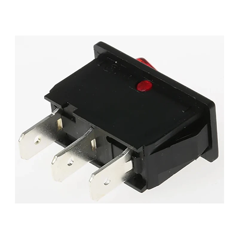 Marquardt Illuminated SPST On-Off On-Off Rocker Switch Panel 20A 250V AC Polyamide Housing 1830.3112