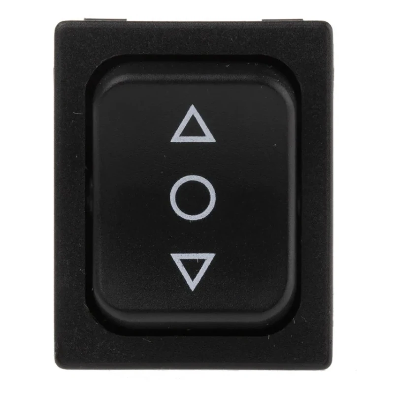 Marquardt DPDT Panel Mount Rocker Switch On-Off-On (On)-Off-(On) Black Polyamide Housing 6A 250V AC 28V DC 1839.1407