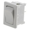Marquardt SPST On-Off Rocker Switch Panel Polyamide Housing 10A 19.4x12.9mm Panel Mount 1801.1101