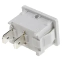 Marquardt SPST On-Off Rocker Switch Panel Polyamide Housing 10A 19.4x12.9mm Panel Mount 1801.1101