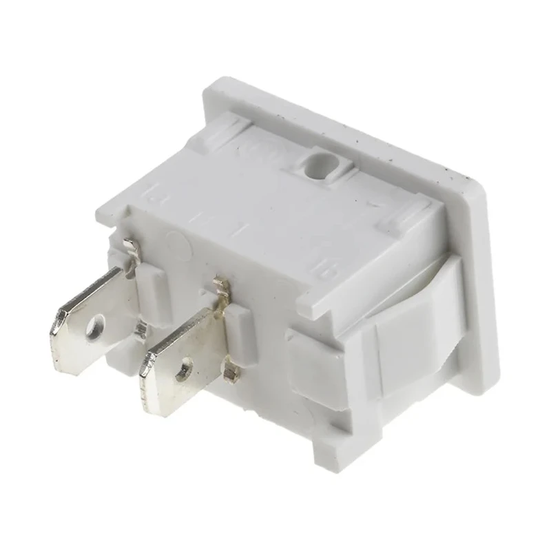 Marquardt SPST On-Off Rocker Switch Panel Polyamide Housing 10A 19.4x12.9mm Panel Mount 1801.1101