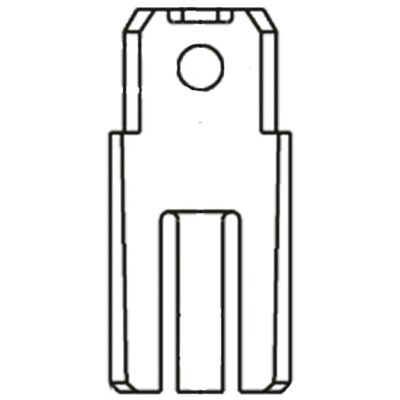 HARTING 09 02 Code Pin for use with DIN 41612 Connector Germany Thermoplastic 09020009928