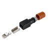 Weidmüller 1987236 Series RJ45 Connector Male Cat6a Shielded Straight 1 Port RJ45