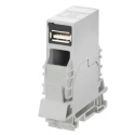 Weidmüller 2-Contact Female Interface Module USB Connector DIN Rail Mount 1A 8946960000