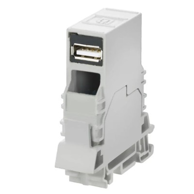 Weidmüller 2-Contact Female Interface Module USB Connector DIN Rail Mount 1A 8946960000