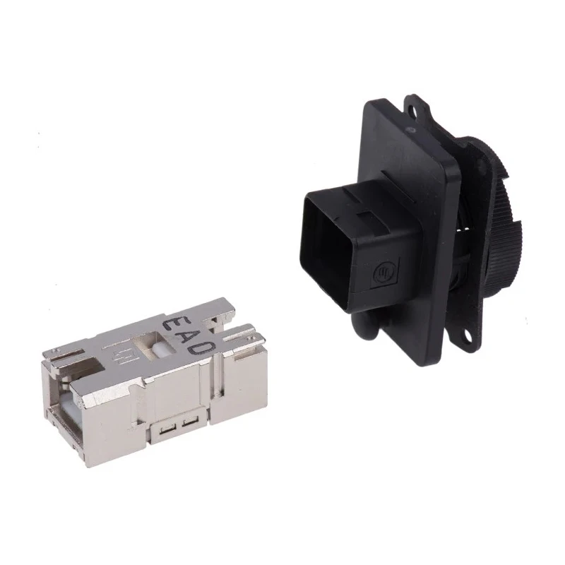 Weidmüller RJ45 STP Coupler Cat6a Shielded Network Coupler IE-BS-V04P-RJ45-C 1963490000