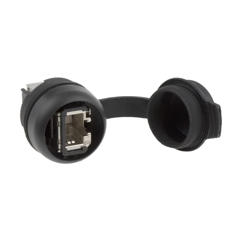 Weidmüller IE Series 2 Port RJ45 STP Coupler Cat6a RJ45