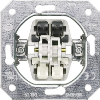 Siemens Light Switch Push Button 10A 250V Cadmium and Nickel-Free 5TA2155