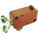 Marquardt Miniature Snap Action Plunger Micro Switch, Screw Terminal, 16A, 250 V AC, SPCO 1005.0101