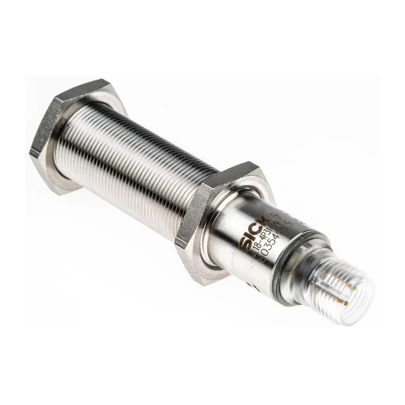 SICK Retroreflective Photoelectric Sensor Barrel Sensor 100 mm to 5 m Detection Range PNP Output IP68 IP67 VL18-4P3140V