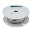 Alpha Wire Hook Up Wire Silicone Series White 1.3 mm², 16 AWG, 26/0.25 mm Core Strands, 30 m Length 391645 WH005