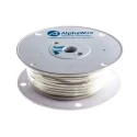 Alpha Wire Hookup Wire Silicone Series White 3.3 mm² 12 AWG 65/0.25 mm Core Strands 30 m 15000V DC 150°C 391245 WH005
