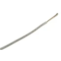 Alpha Wire Hookup Wire Silicone Series White 3.3 mm² 12 AWG 65/0.25 mm Core Strands 30 m 15000V DC 150°C 391245 WH005