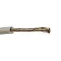 Alpha Wire Hookup Wire Silicone Series White 3.3 mm² 12 AWG 65/0.25 mm Core Strands 30 m 15000V DC 150°C 391245 WH005