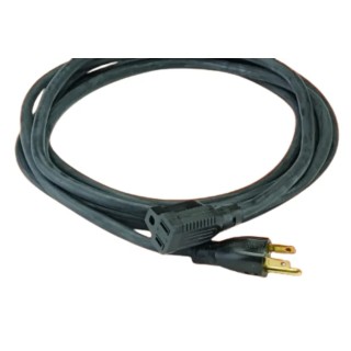 Alpha Wire Alpha Essentials 3 Core Stranded Copper Power Cable Black 1.32mm² 300V 105°C 76m 1942/3F BK003