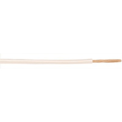 Alpha Wire Hook Up Wire Silicone Series White 5.2 mm², 10 AWG, 105x0.25 mm Strands, 30 m Length, 150°C, 40000V 391097 WH005
