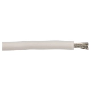 Alpha Wire Hook Up Wire Silicone Series White 5.2 mm², 10 AWG, Silicone Rubber Jacket, 30 m 391045 WH005