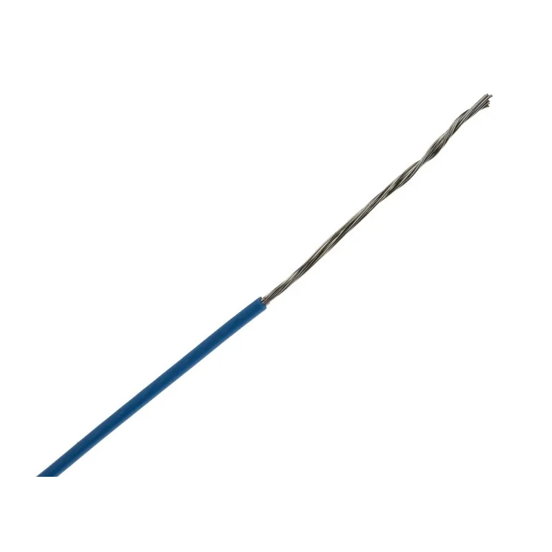 Alpha Wire Ecogen Ecowire Series Blue 0.33 mm² Hook Up Wire, 22 AWG, 7/0.25 mm Strands, 305 m Length, 600V, Flame 6713 BL001
