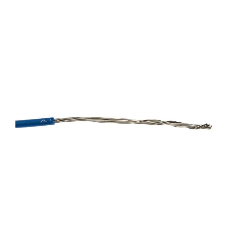 Alpha Wire Ecogen Ecowire Series Blue 0.33 mm² Hook Up Wire, 22 AWG, 7/0.25 mm Strands, 305 m Length, 600V, Flame 6713 BL001